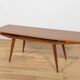 Danish Model 100 Teak Coffee Table from Omann Jun, Denmark, 1950s