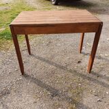 Art deco mahogany and pine table