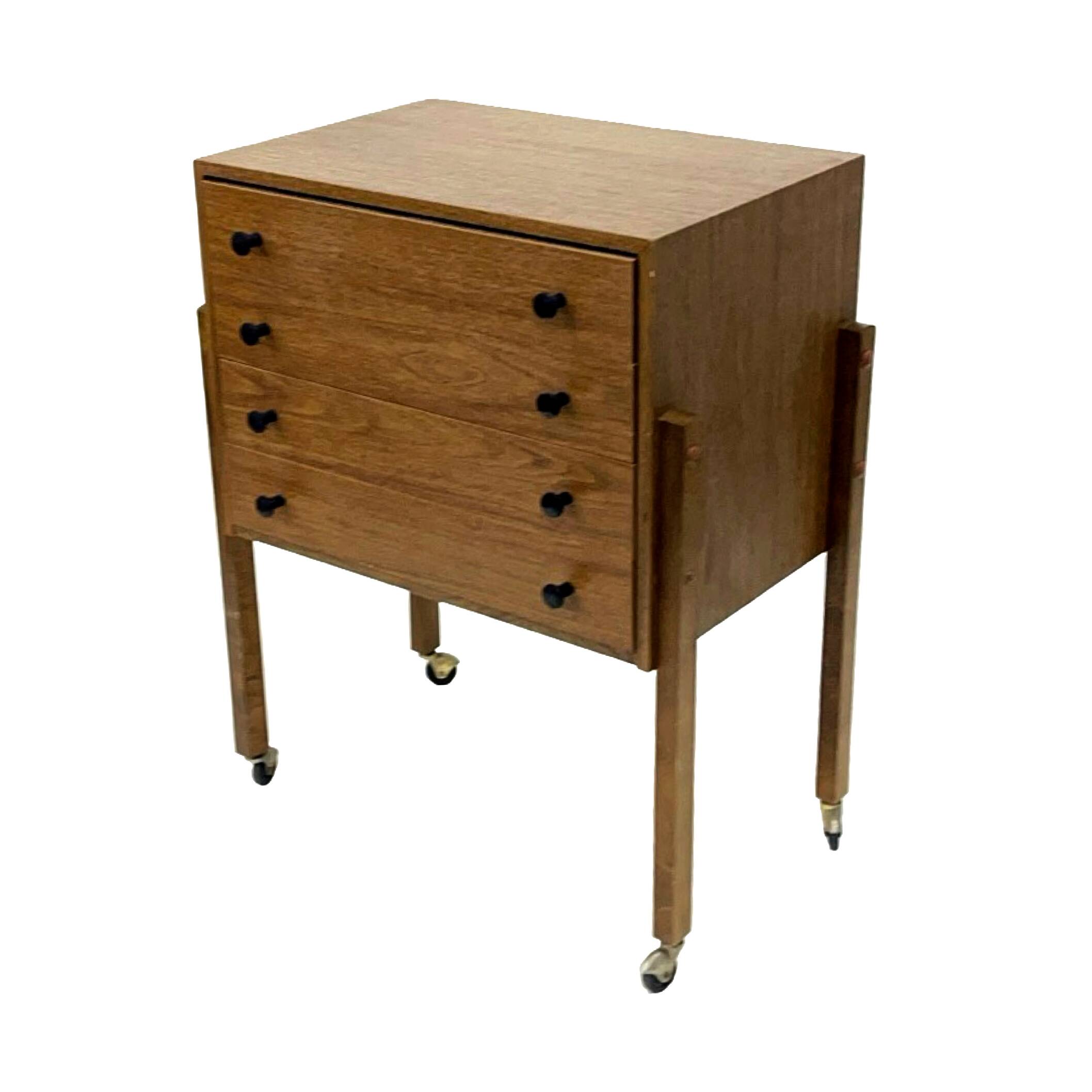 Modernist threader, with organizer, GDR, 1960s.