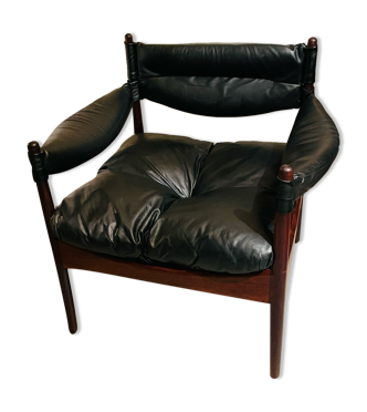 Fauteuil en palissandre par Kristian Vedel