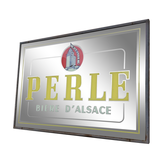 sign plate Pub table brewery PERLE Strasbourg 1950