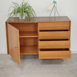 Sideboard U 458 light oak Jiri Jiroutek for Interier Praha 1960