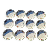 Set of 12 saucers Villeroy Boch model 1562