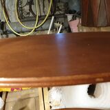 Art Nouveau tea table in solid accajou