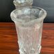 Pair of vintage pressed glass vases
