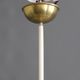 Art Deco Stab-Pendant Light with Marbled Glass Shade, Germany 1930s