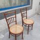 Paire de chaises bistrot Joseph Hoffman