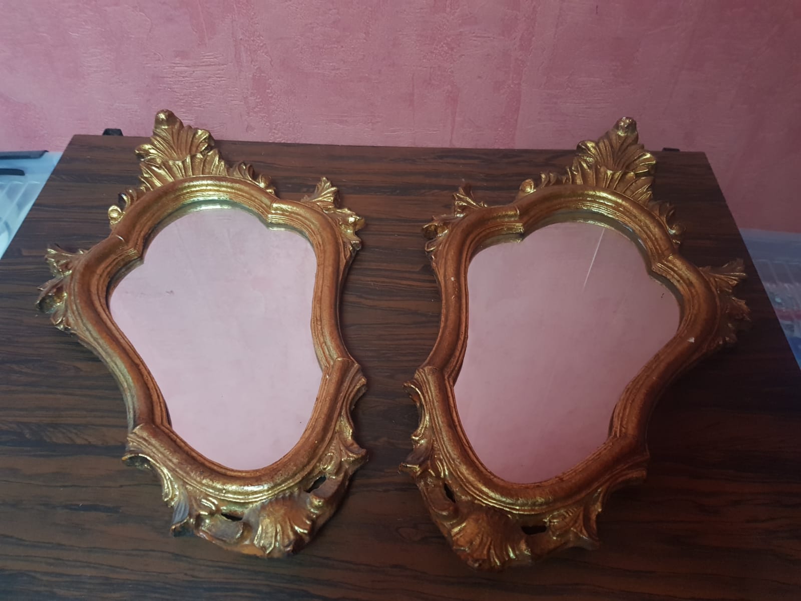 Pair old mirrors