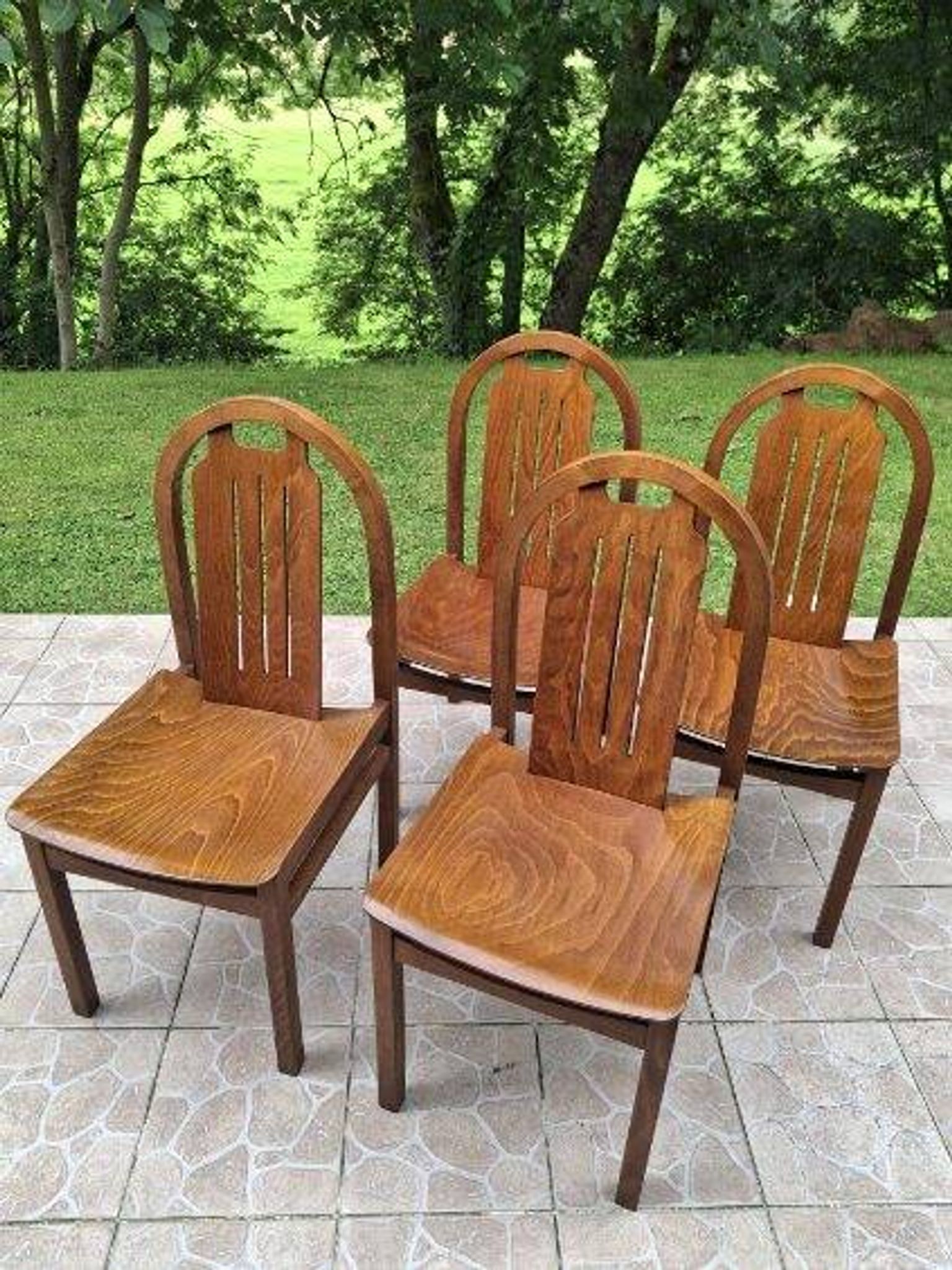 Set of 4 Baumann Argos chairs
