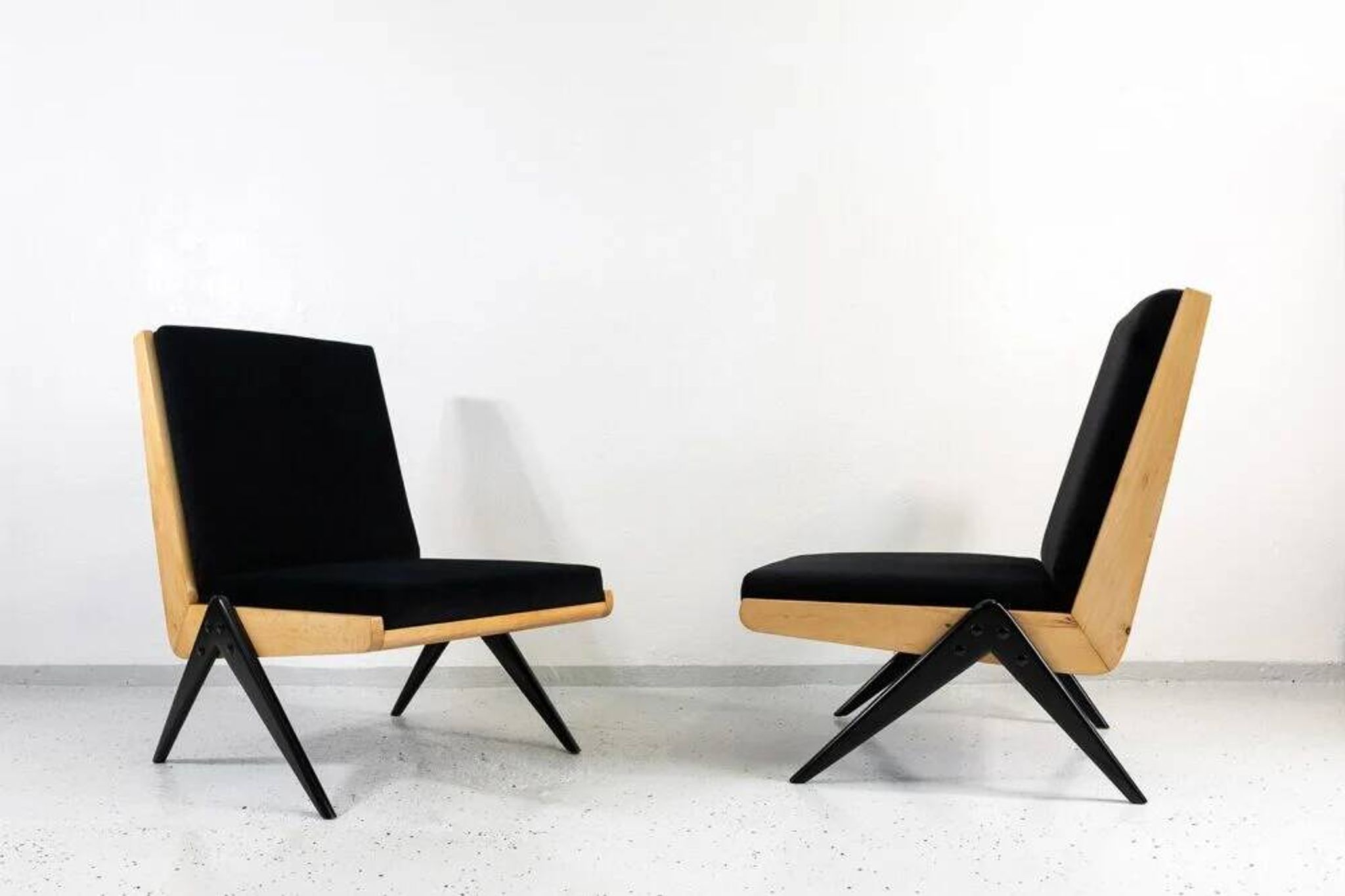 Modernist Chairs, Type 1312 By Slupskie Furniture Factory, Poland, 1960s