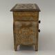 Miniature chest of drawers gilded wooden poupee furniture jewelry mid xxe italian