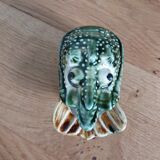 Cendrier zoomorphe crevette ou écrevisse en céramique