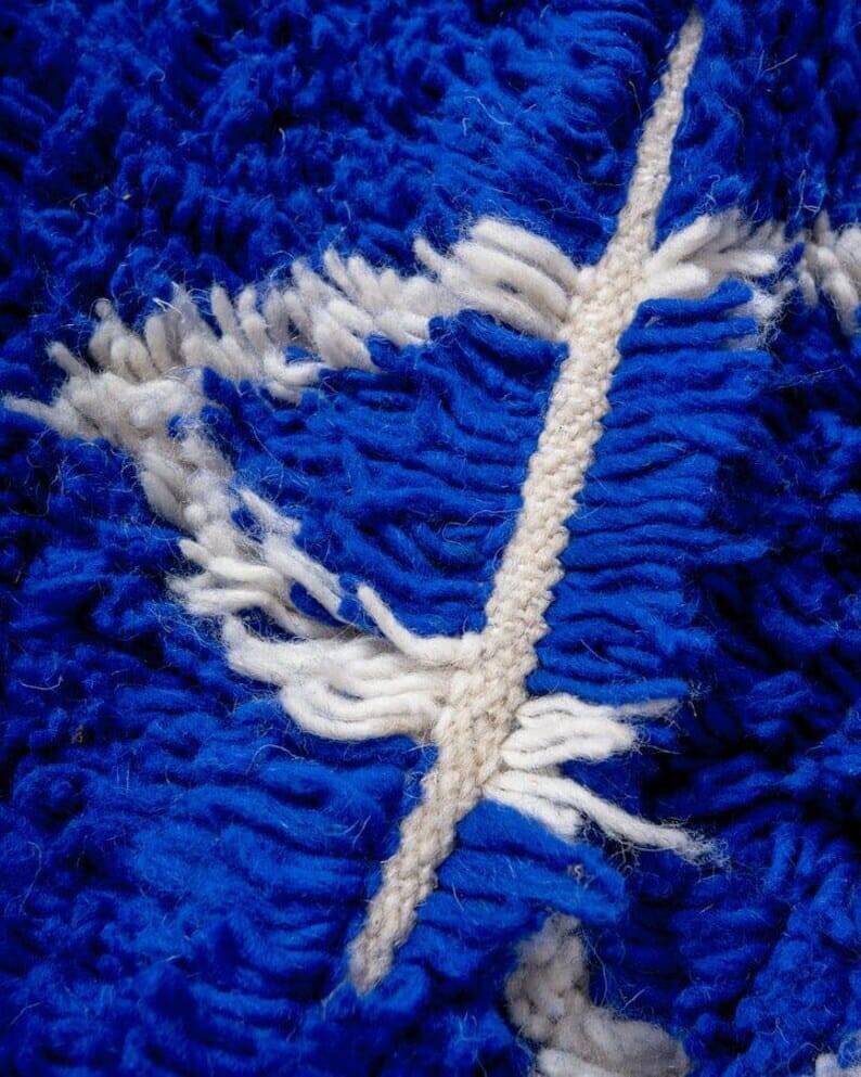 Traditional handmade Berber Azilal rug