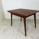 Vintage teak dining table Louis Van Teeffelen 1960s