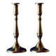 Pair of brass candlesticks
