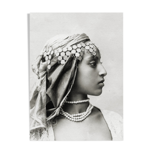 Portrait de profil d'une femme