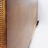 Rattan and wicker sideboard - 1960s