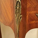 Louis XV style dressing table in marquetry