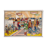 Poster "Store" Offset printing published by Quirin Haslinger Linz Austria 1964