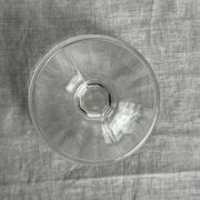 Set of 10 small vintage glass ice cream bowls.