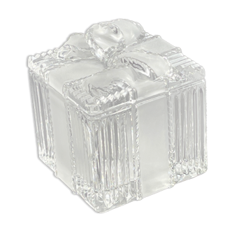 Box - polished and frosted crystal