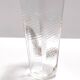 Transparent and Gold Hexagonal Murano Glass Vase by Cenedese