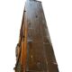 Armoire murale vintage en bois avec vitrail vert