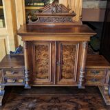 Walnut bleacher desk