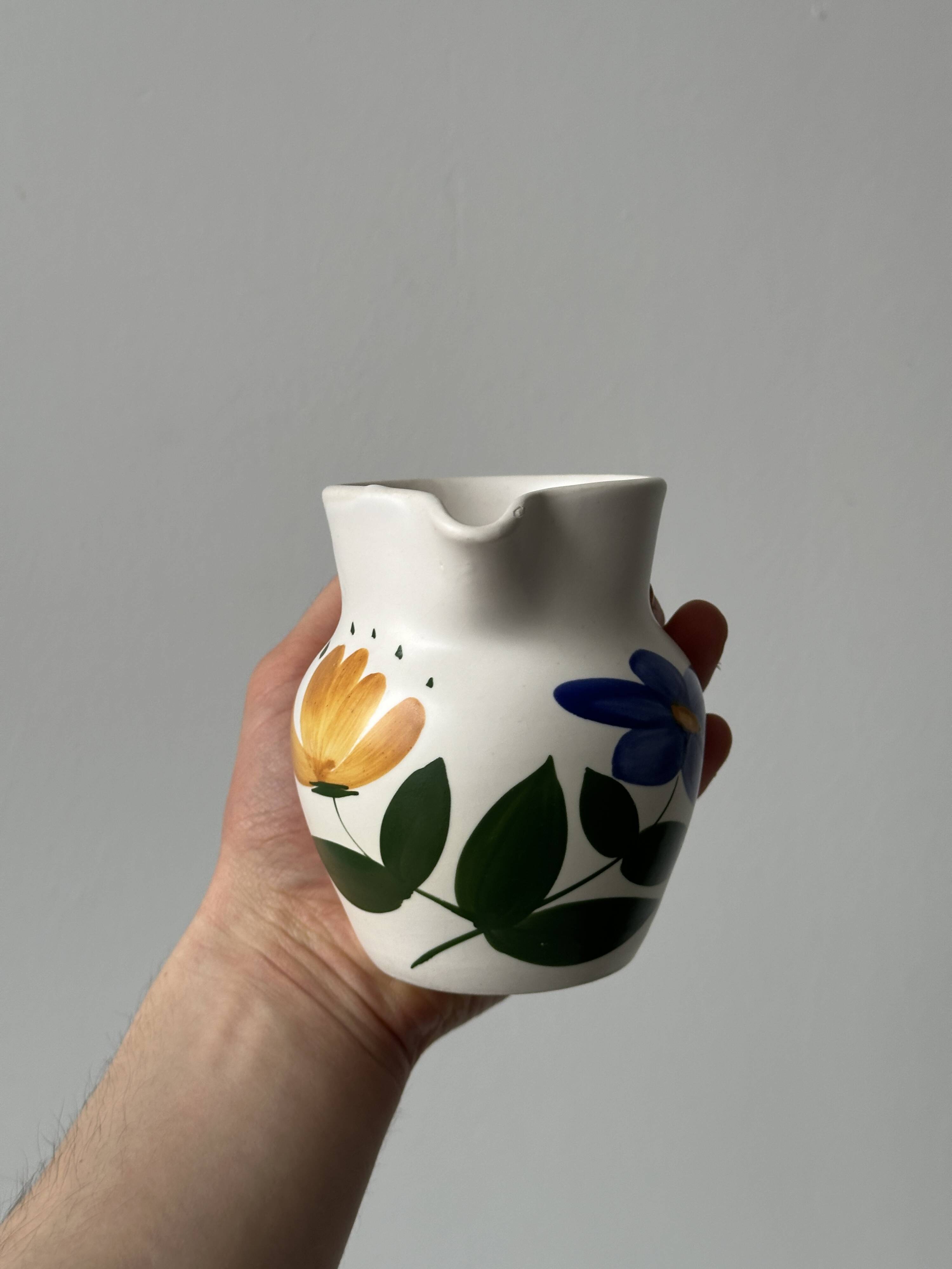 Marsh pottery milk jug