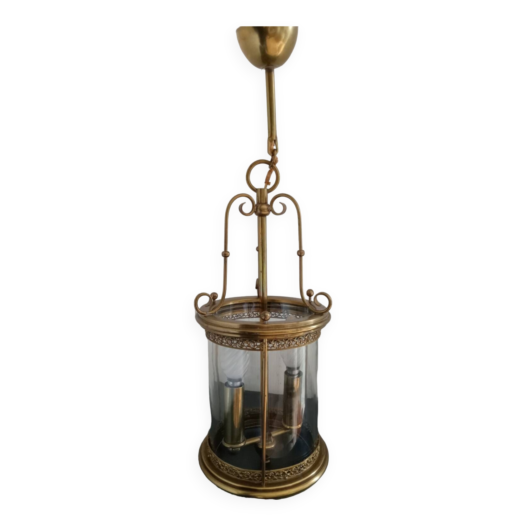 Brass chandelier / pendant