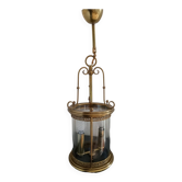 Brass chandelier / pendant