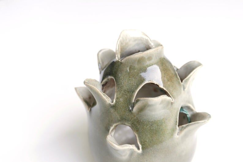 Ceramic vase by Kostanda Vallauris, 1970s