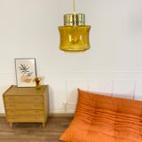Vintage orange pendant lamp