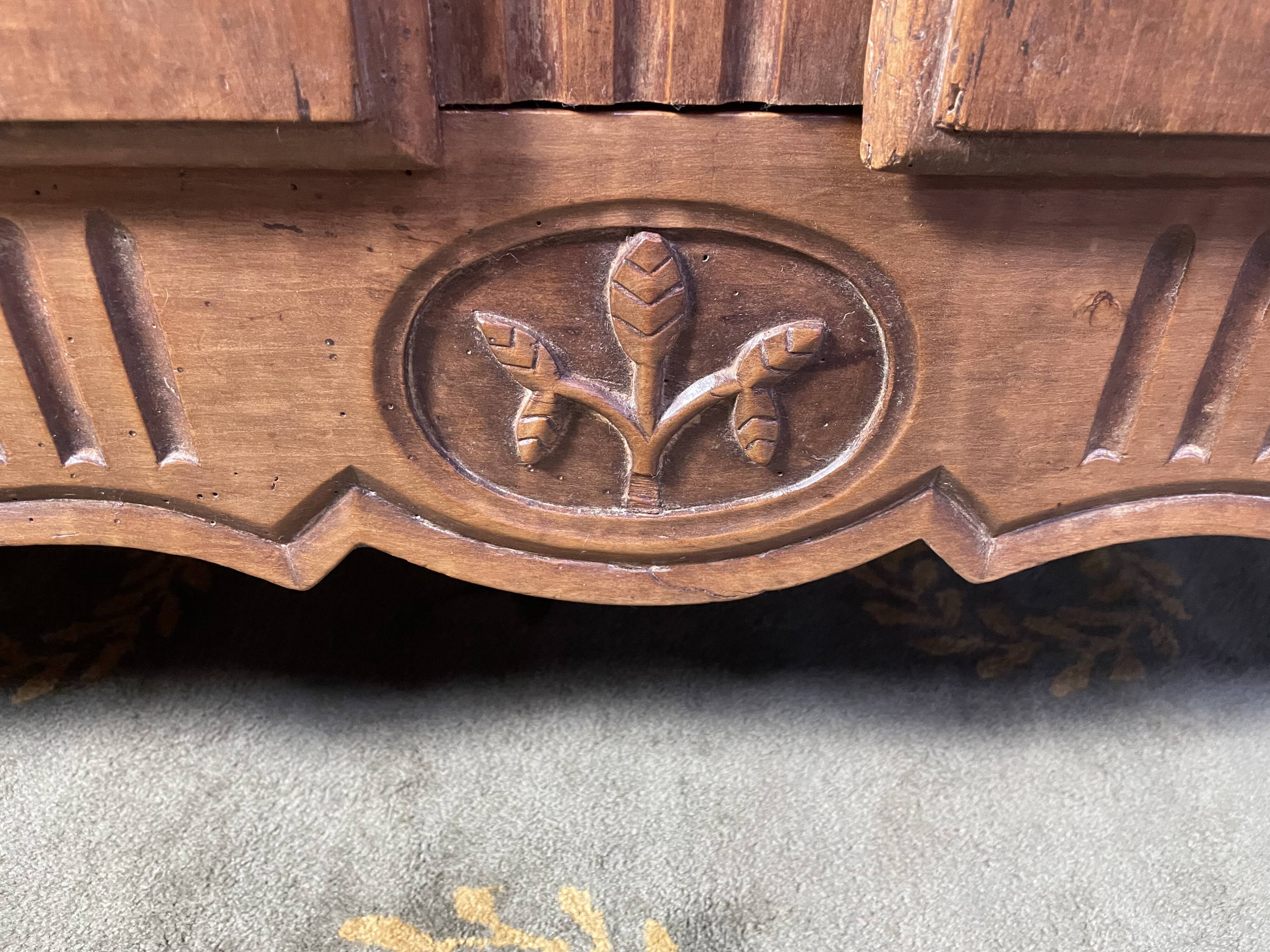 Buffet low Louis XV period restored