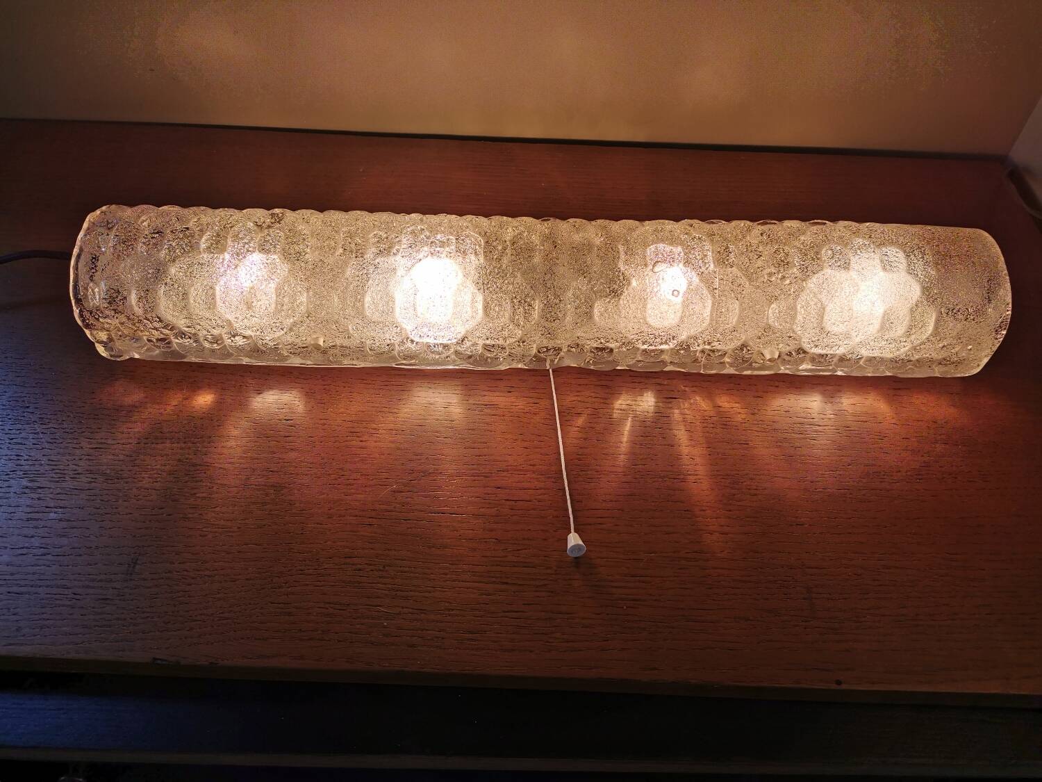 Applique Hustadt leuchten, verre Murano 3 feux