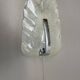 Large Wall Light from Murano Ice Glass, 29cm, Sölken Leuchten Germany, 1970