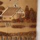 Decorative jute tapestry from the 1970s