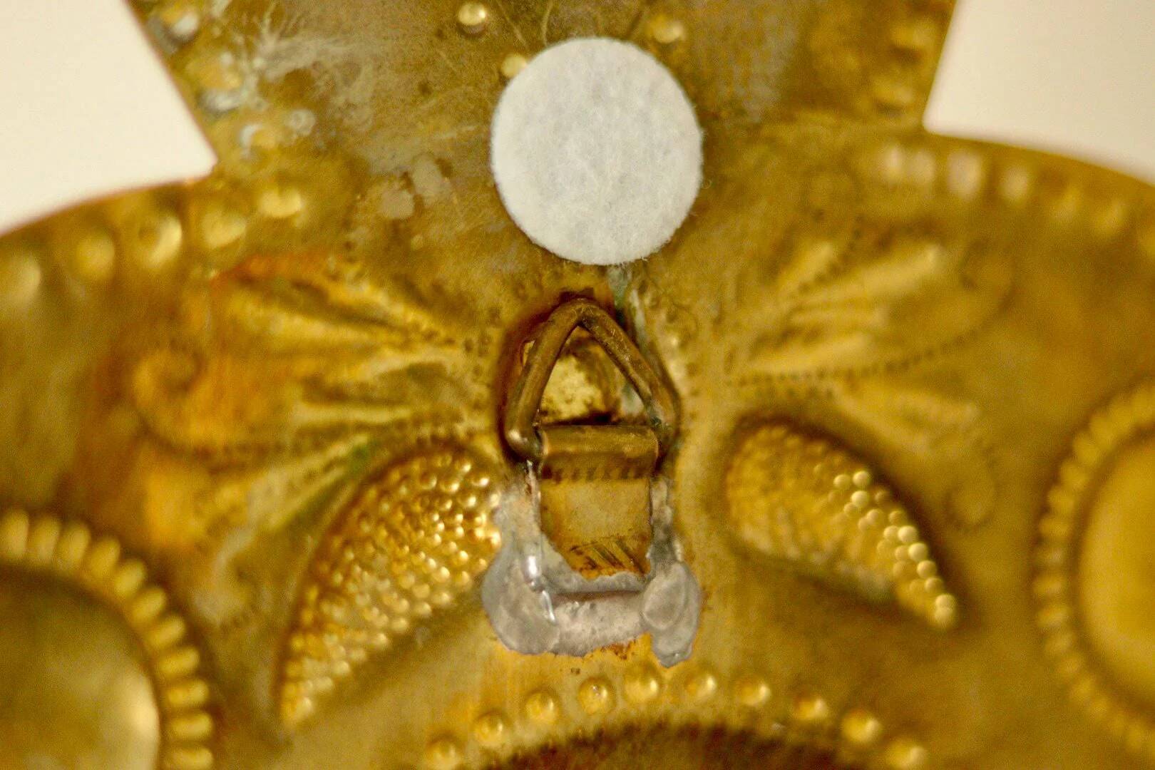 Paire d'appliques suédoises en laiton du milieu du siècle par S. Fong