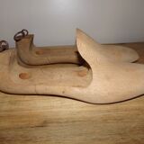 Pair of rough wood shoe trees