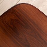Skovby rosewood extendable table with 2 leaves, Denmark 1970s