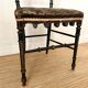 Antique chair napoleon III tapestry and painted wood