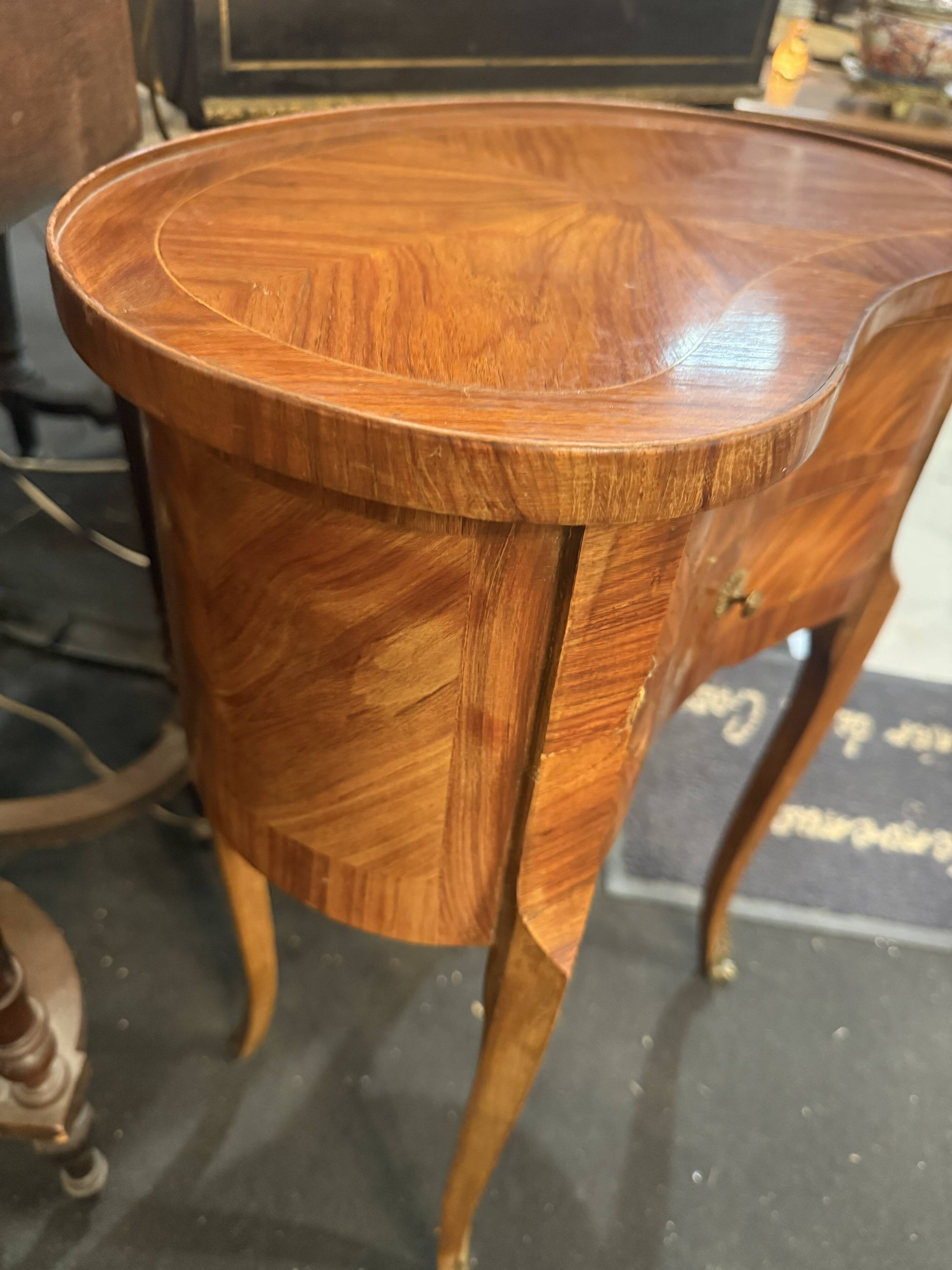 Marquetry Rognon bedside table