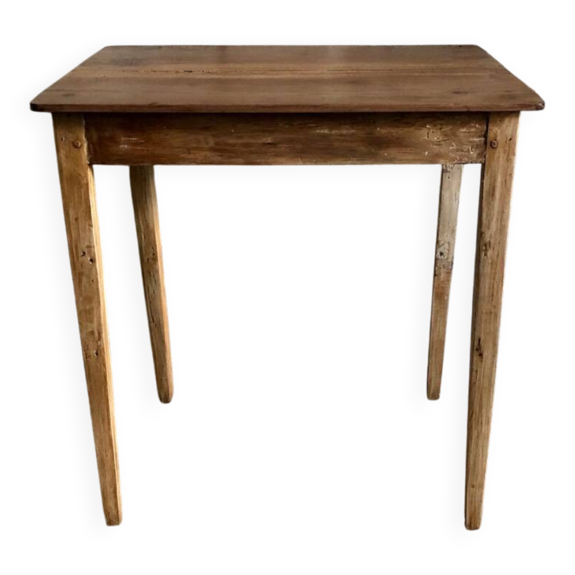 Small renovated wooden table