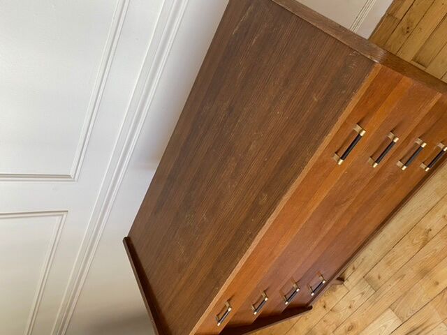 chest of drawers vintage feet compass
