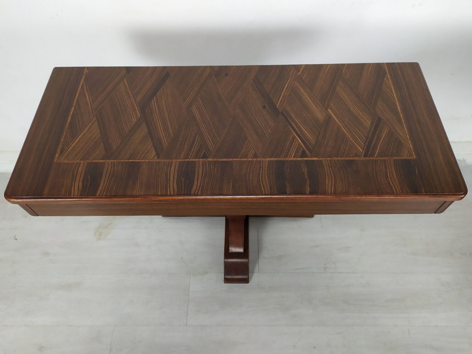 Pair of art deco consoles