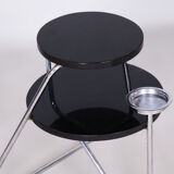 Restored Bauhaus Small Table, Chrome, Revived Polish, Czechia, 1930s