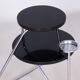 Restored Bauhaus Small Table, Chrome, Revived Polish, Czechia, 1930s