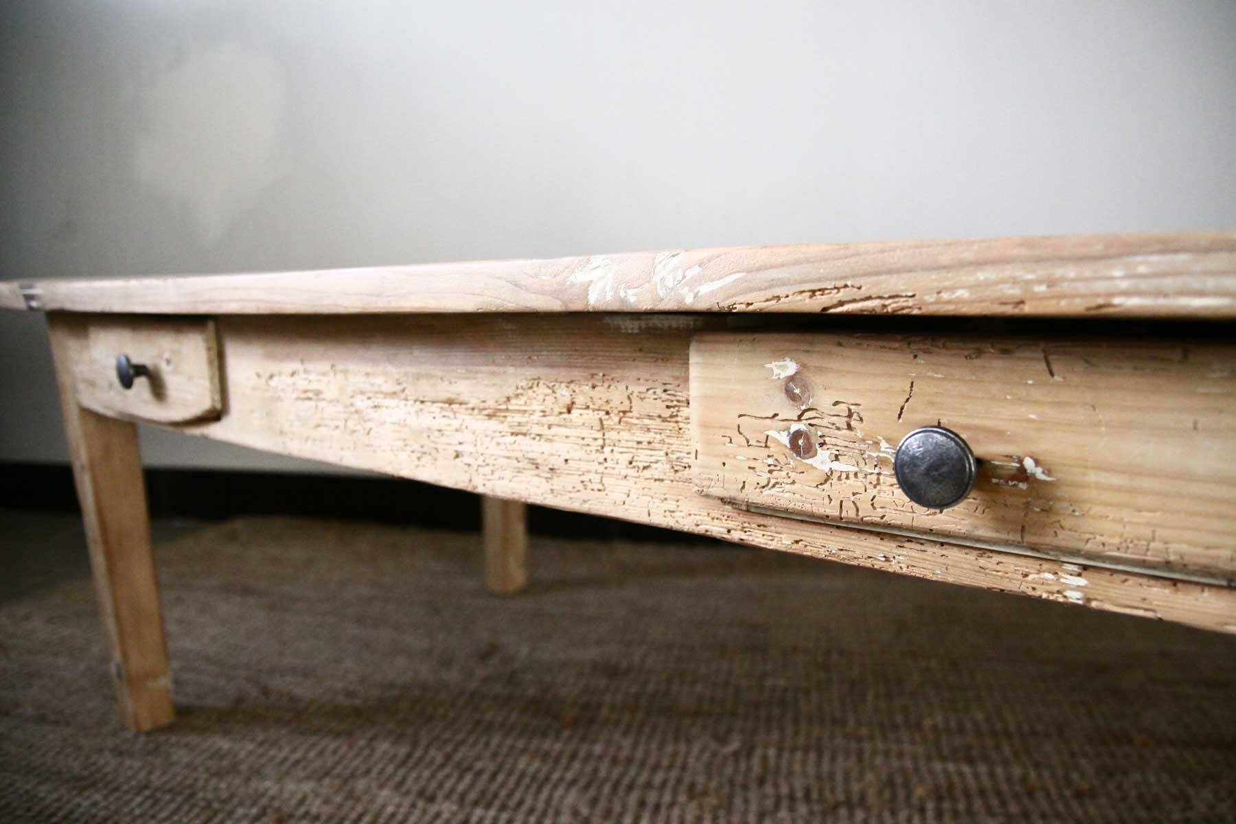 Wooden coffee table