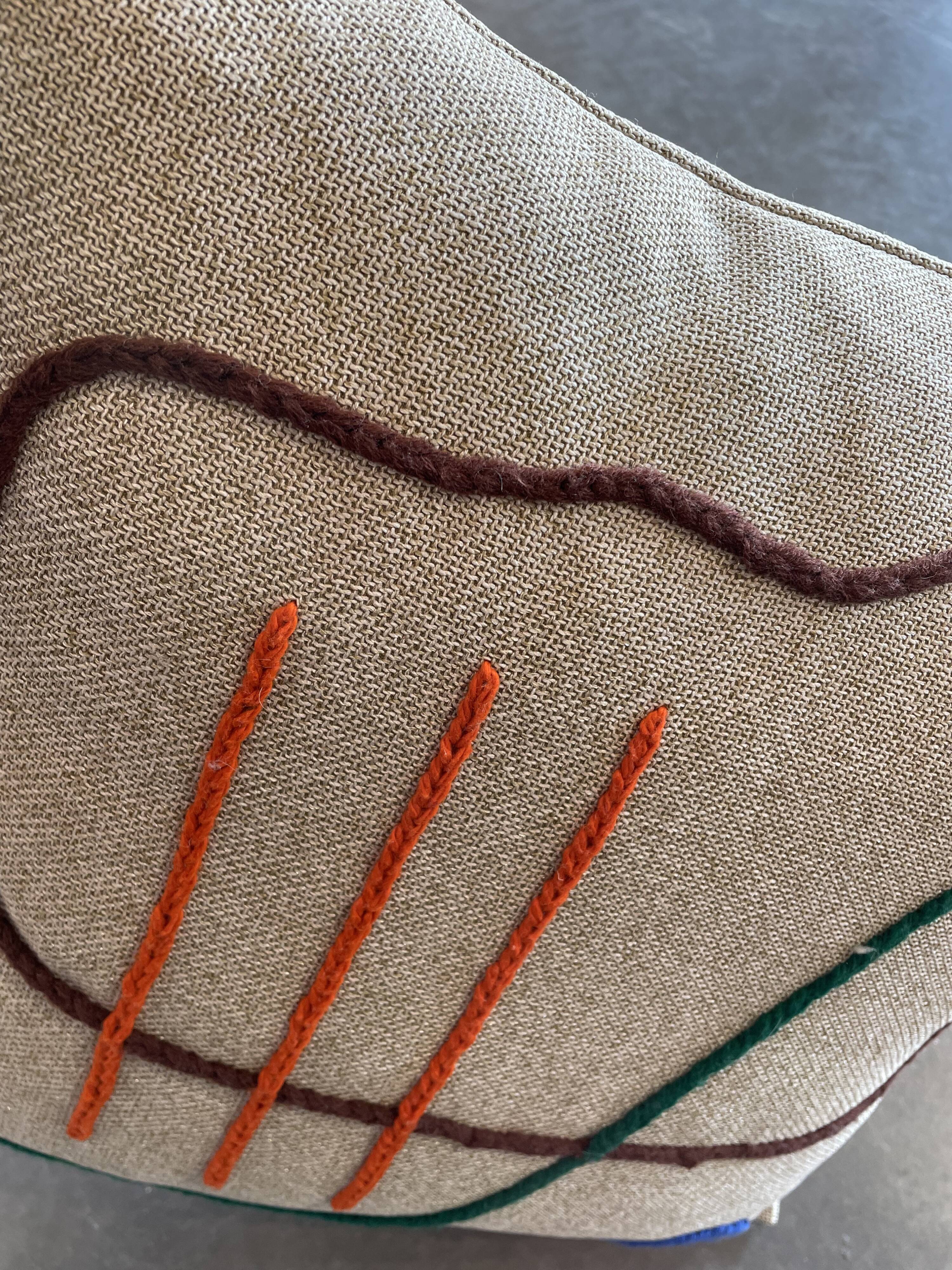 Handmade cushion cover 45x45 cm