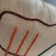 Housse de coussin fait main 45x45 cm